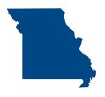 Silhouette of the State of Missouri