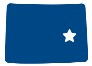Silhouette of the State of Colorado