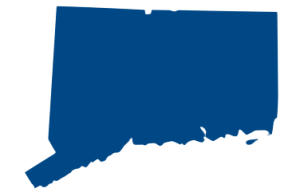 Silhouette of the State of Connecticut