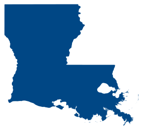 Silhouette of the State of Louisiana