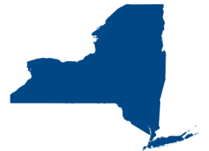 Silhouette of the State of New York