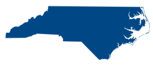 Silhouette of the State of North Carolina